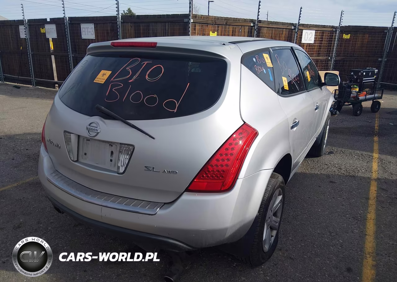 2007 Nissan Murano Sl VIN:JN8AZ08W57W667337 - 4