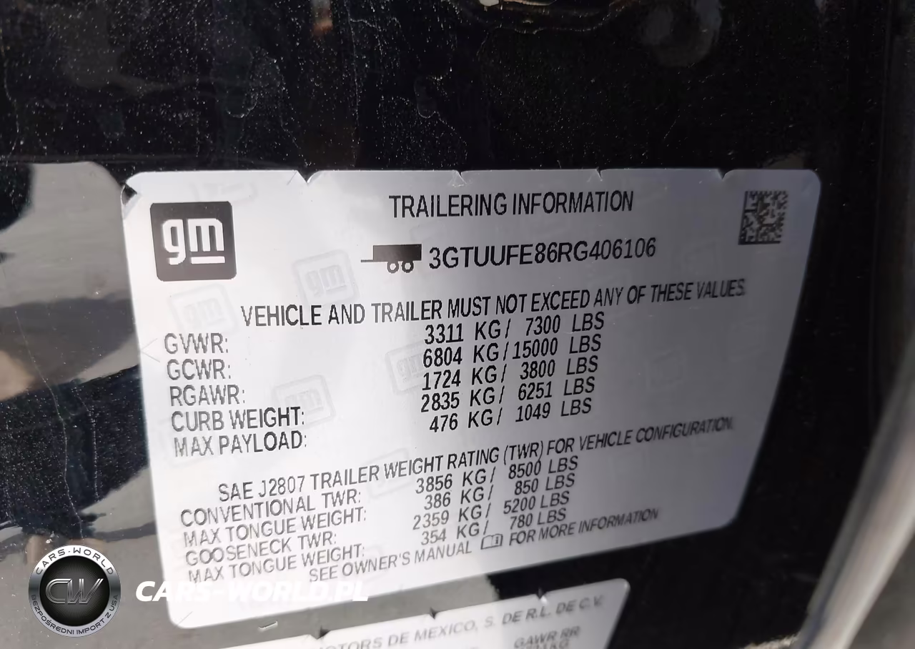 2024 GMC Sierra 1500 4Wd Short Box At4X VIN:3GTUUFE86RG406106 - 9
