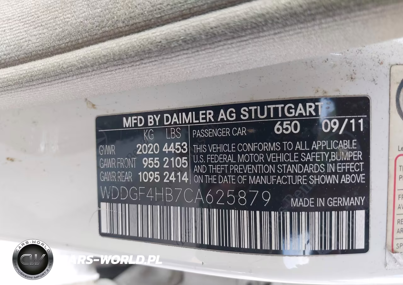 2012 Mercedes-Benz C 250 Sport VIN:WDDGF4HB7CA625879 - 9