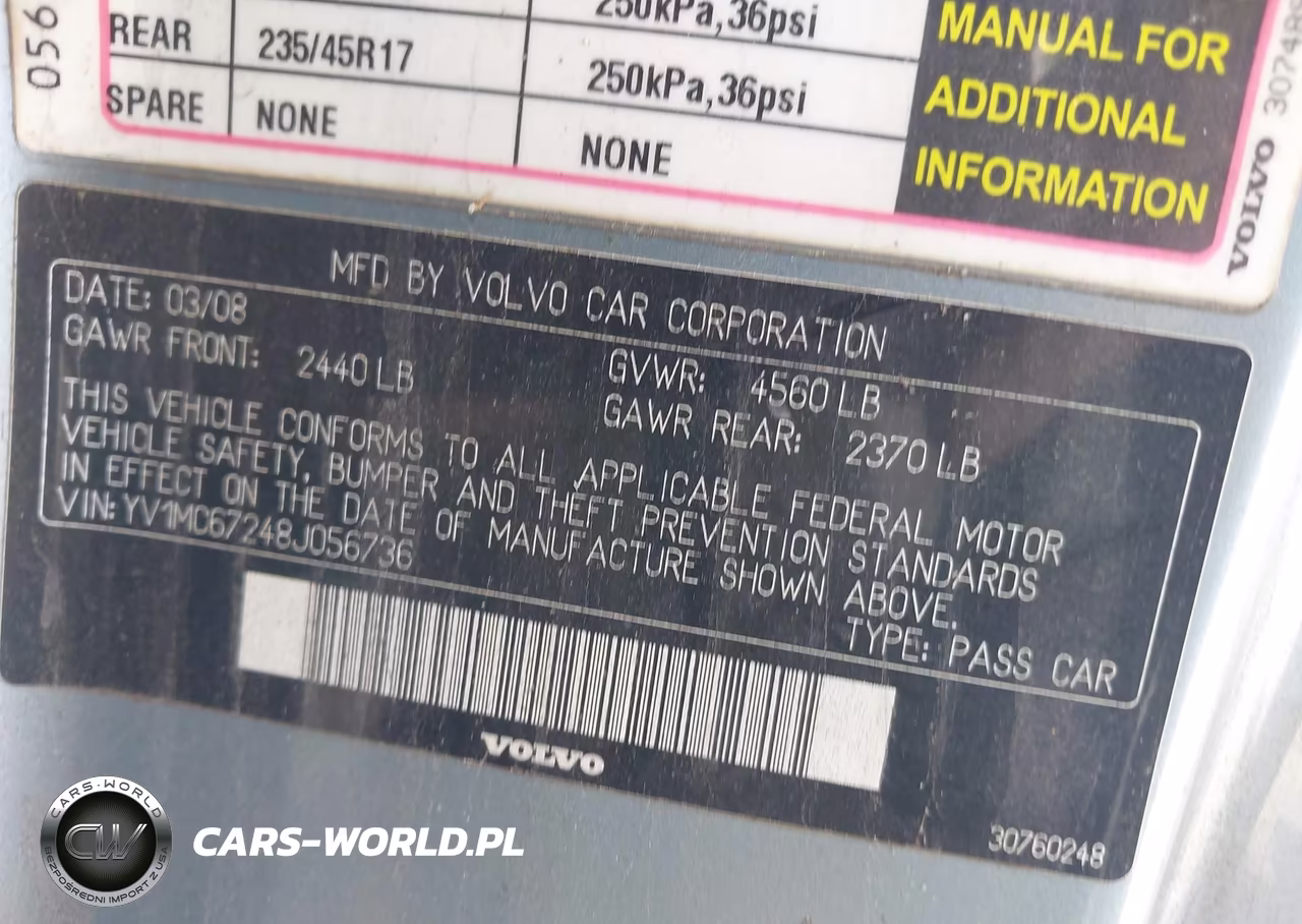 2008 Volvo C70 T5 VIN:YV1MC67248J056736 - 9