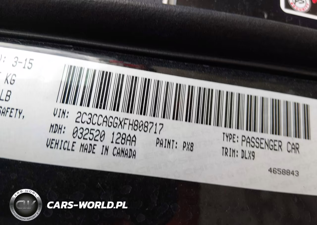 2015 Chrysler 300 300S VIN:2C3CCAGGXFH808717 - 9