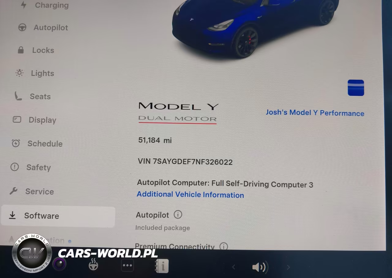 2022 Tesla Model Y Performance Dual Motor All-Wheel Drive VIN:7SAYGDEF7NF326022 - 15