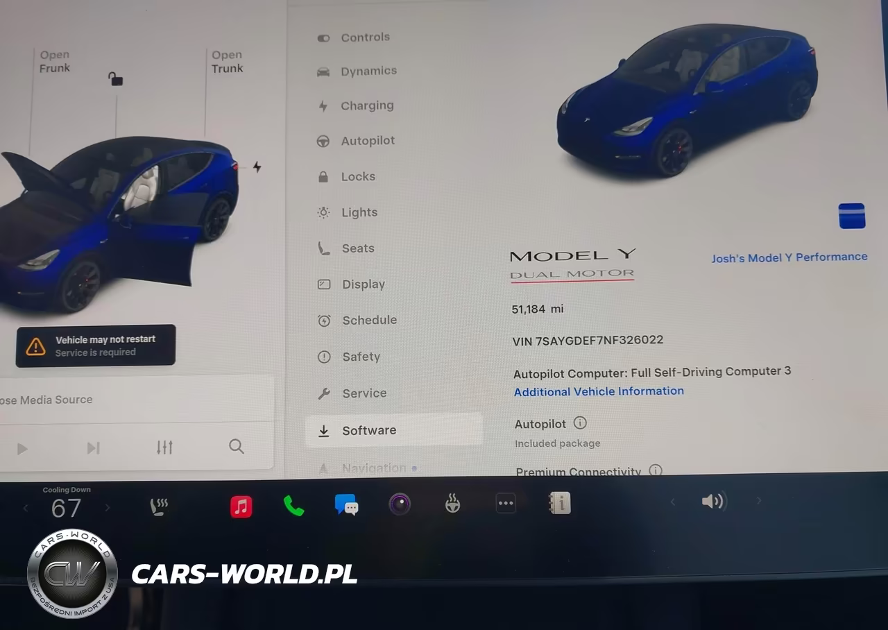 2022 Tesla Model Y Performance Dual Motor All-Wheel Drive VIN:7SAYGDEF7NF326022 - 7