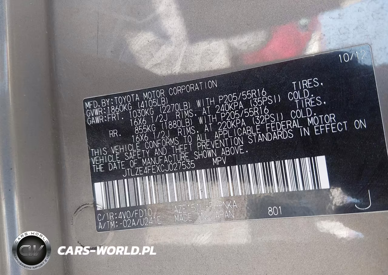 2012 Scion Xb VIN:JTLZE4FEXCJ027535 - 9