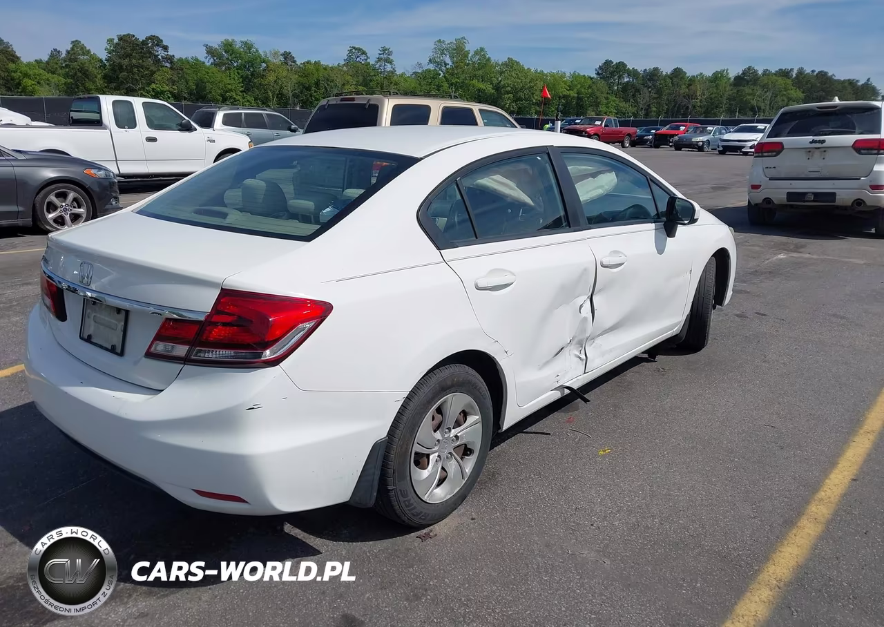 2014 Honda Civic Lx VIN:2HGFB2F53EH546346 - 4