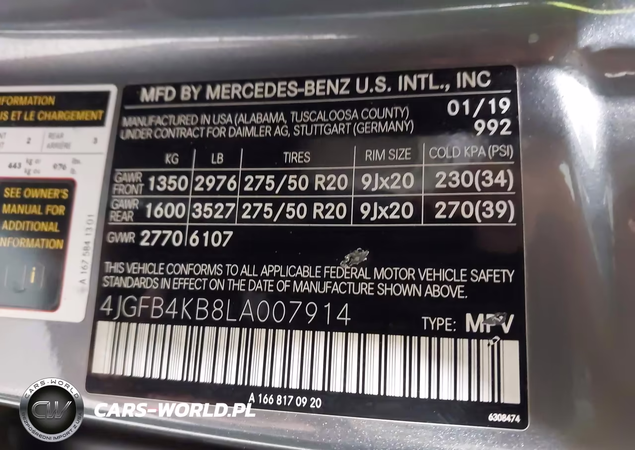2020 Mercedes-Benz Gle 350 4Matic VIN:4JGFB4KB8LA007914 - 9