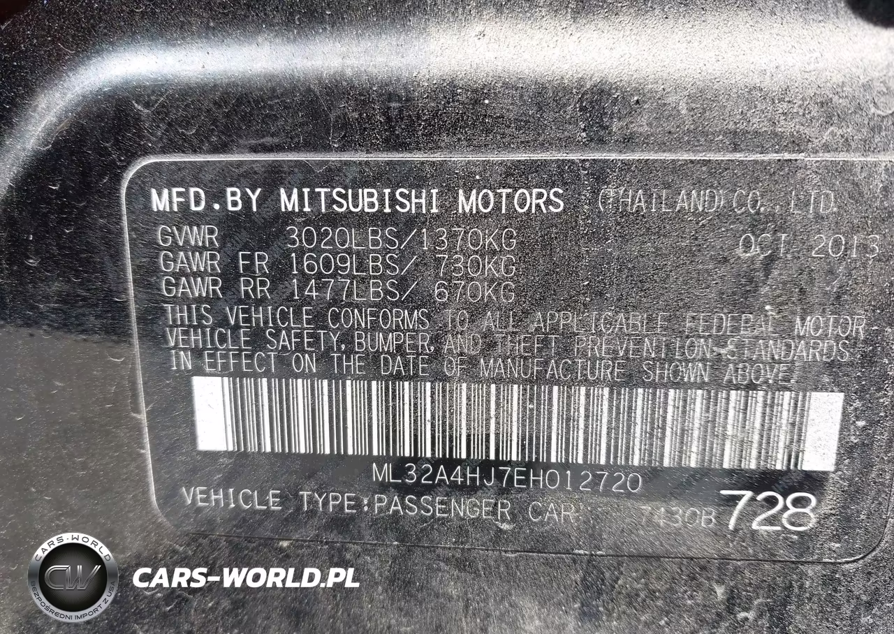 2014 Mitsubishi Mirage Es VIN:ML32A4HJ7EH012720 - 9