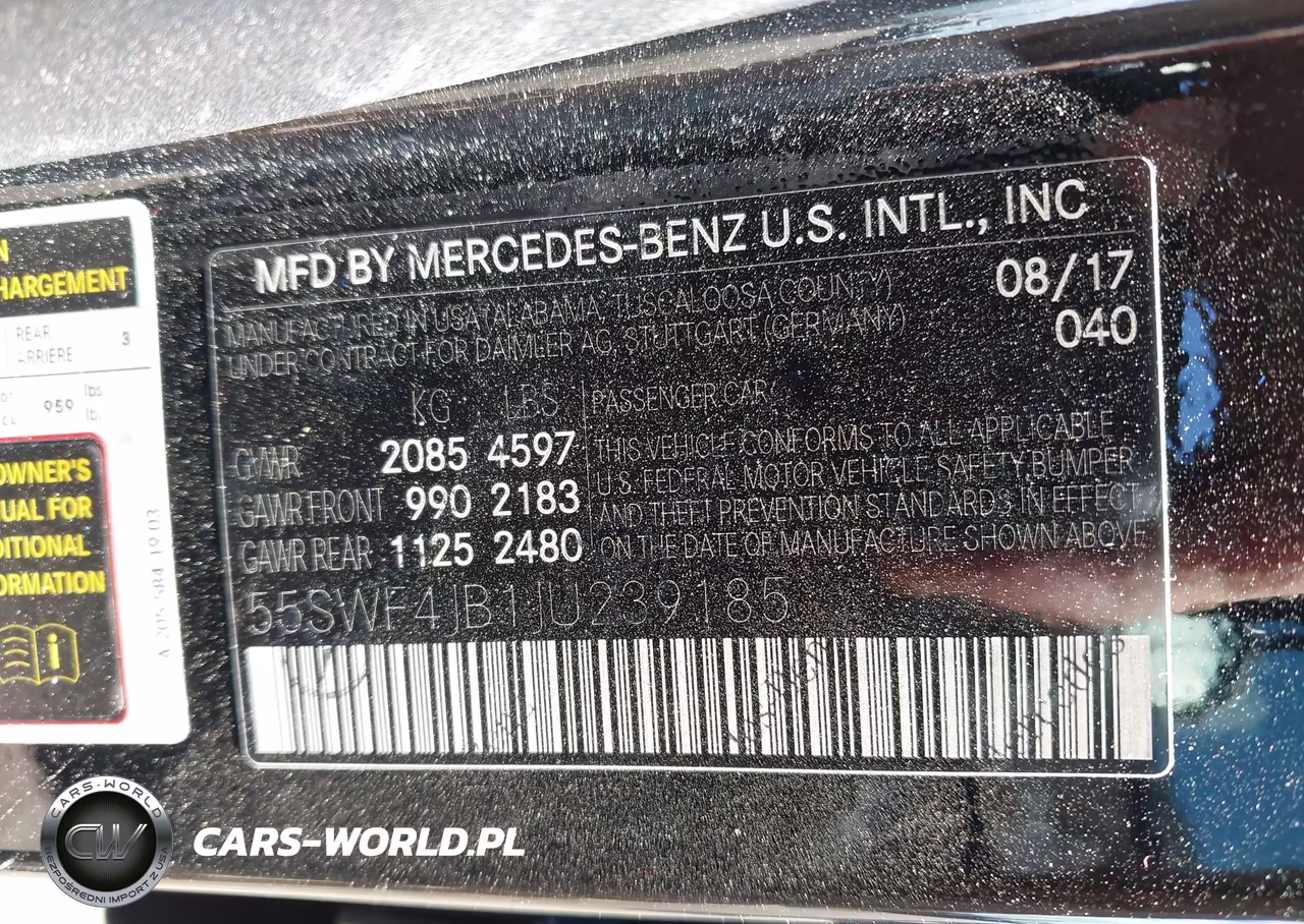 2018 Mercedes-Benz C 300 VIN:55SWF4JB1JU239185 - 9