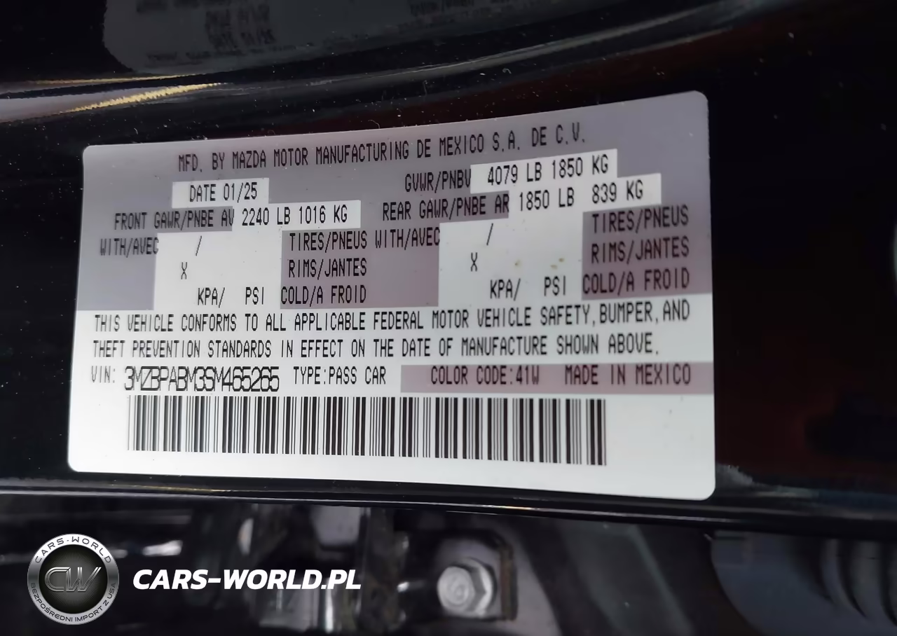 2025 Mazda Mazda3 2.5 S Select Sport VIN:3MZBPABM3SM465265 - 9