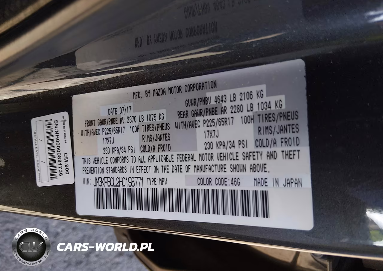 2017 Mazda Cx-5 Touring VIN:JM3KFBCL2H0198771 - 9