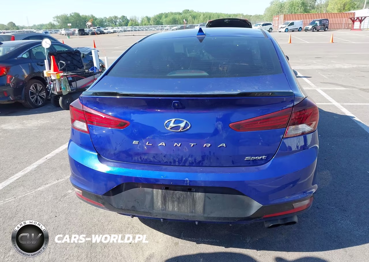 2020 Hyundai Elantra Sport VIN:KMHD04LB5LU993820 - 17