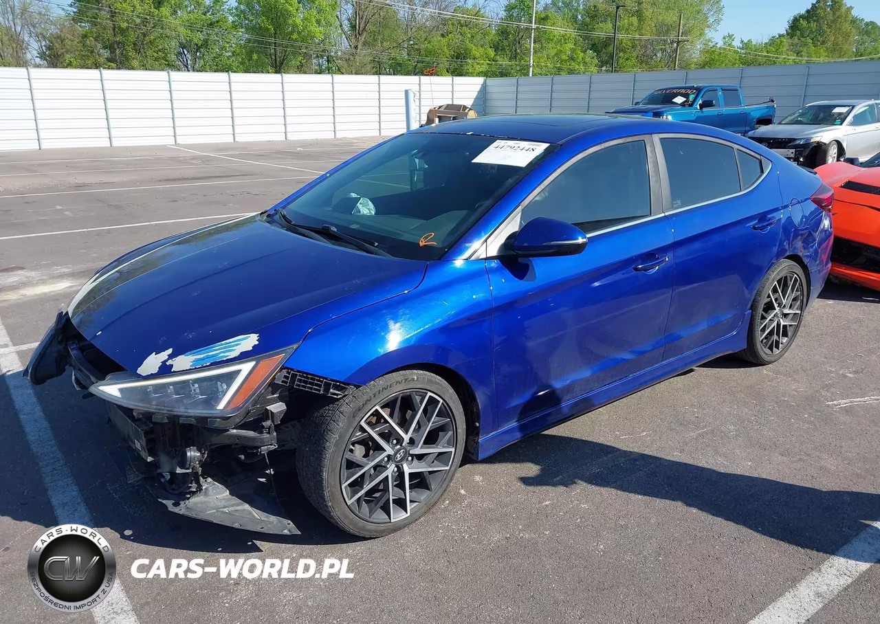 2020 Hyundai Elantra Sport VIN:KMHD04LB5LU993820 - 2