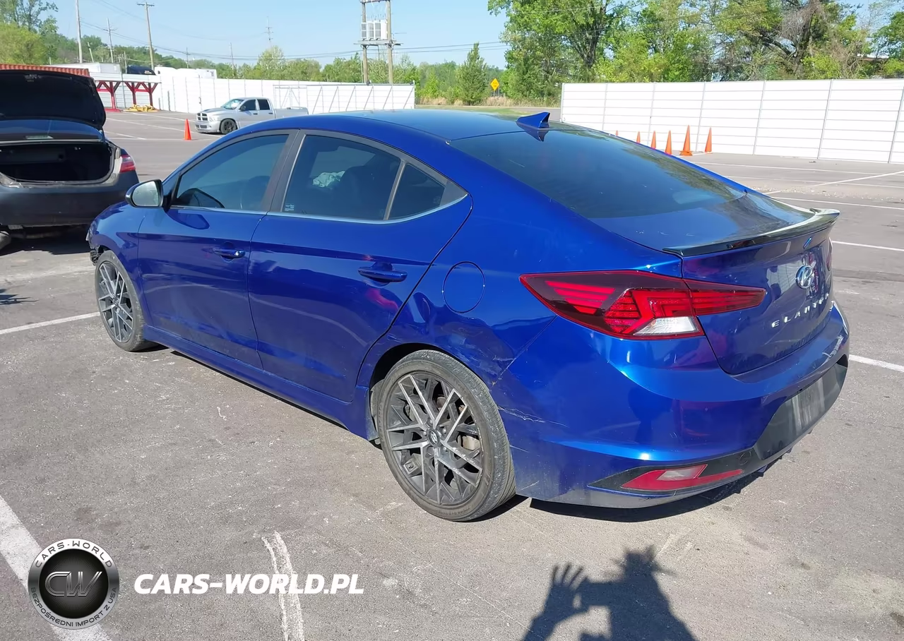 2020 Hyundai Elantra Sport VIN:KMHD04LB5LU993820 - 3
