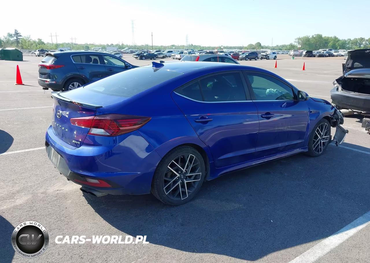 2020 Hyundai Elantra Sport VIN:KMHD04LB5LU993820 - 4