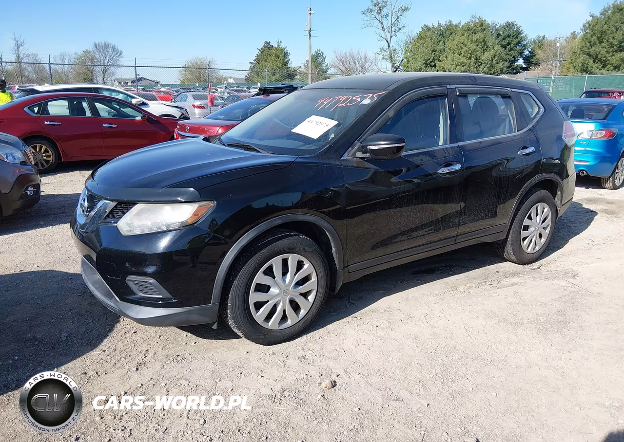2015 Nissan Rogue S VIN:KNMAT2MV6FP510849 - 2