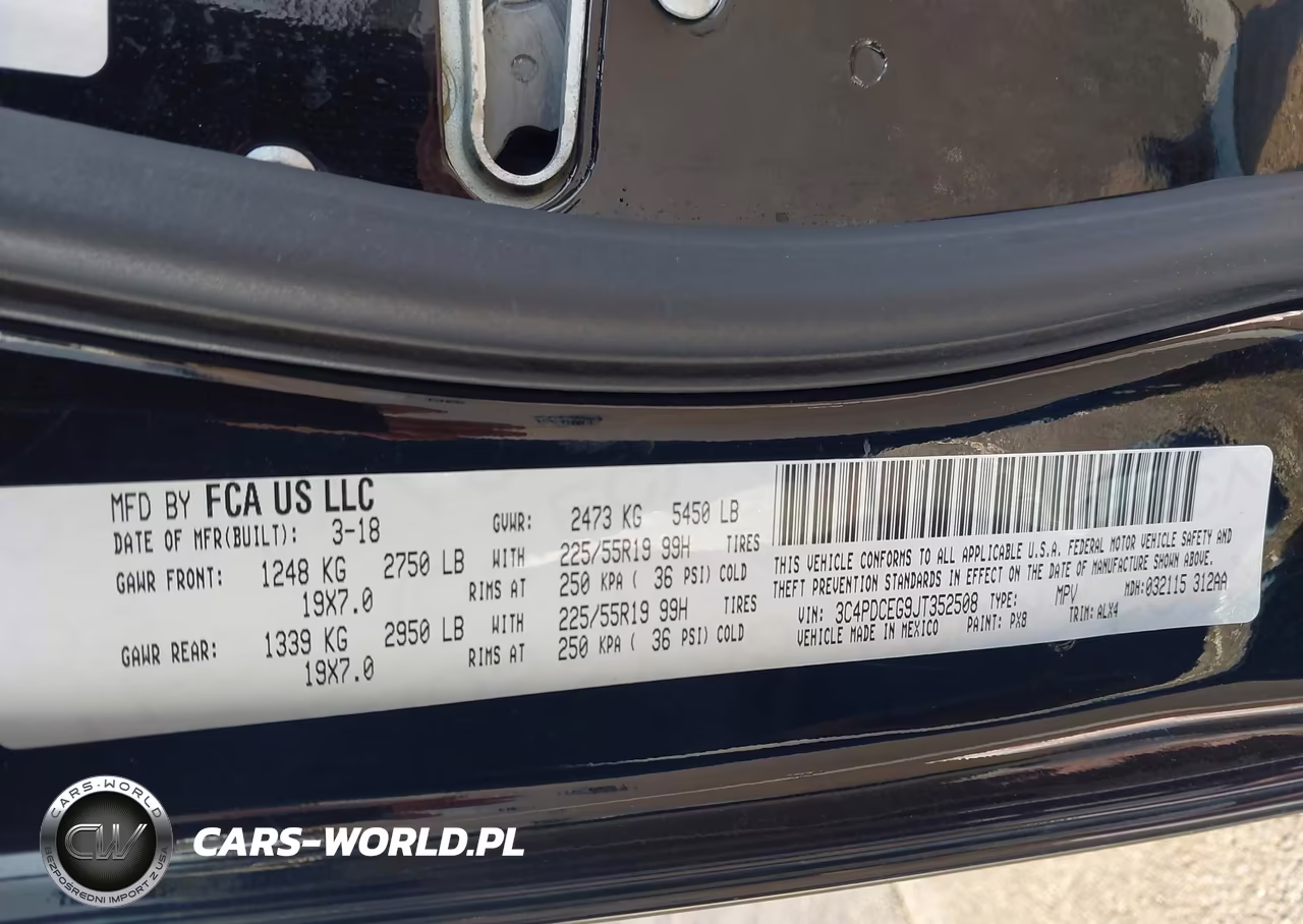 2018 Dodge Journey Gt VIN:3C4PDCEG9JT352508 - 9