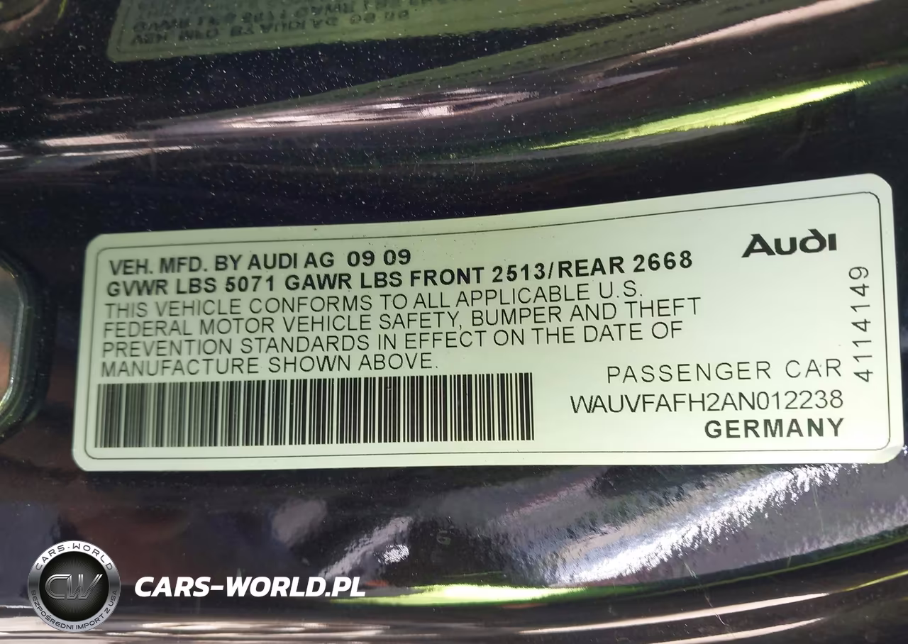 2010 Audi A5 2.0T Premium VIN:WAUVFAFH2AN012238 - 9