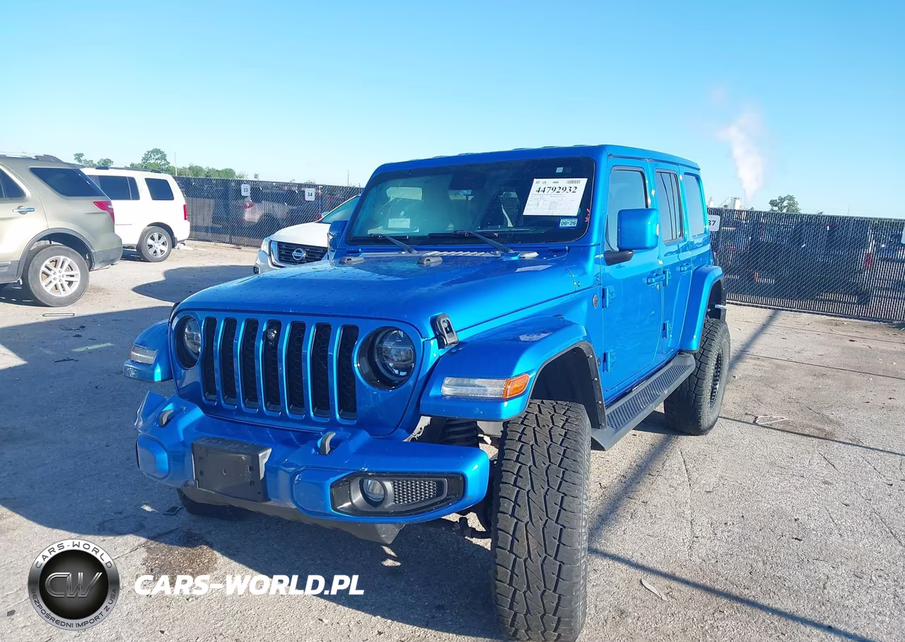 2022 Jeep Wrangler Unlimited High Altitude 4X4 VIN:1C4HJXEG7NW243887 - 2