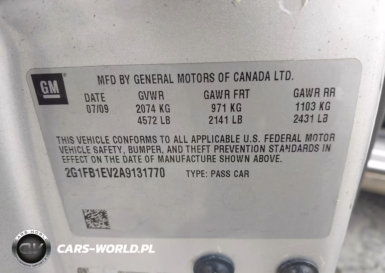 2010 Chevrolet Camaro 1Lt VIN:2G1FB1EV2A9131770 - 9