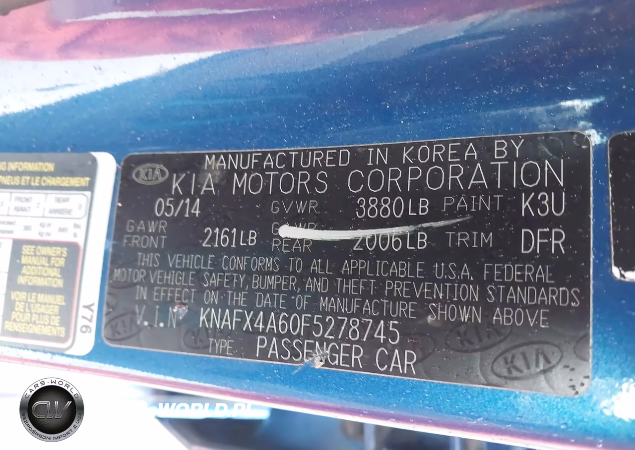 2015 Kia Forte Lx VIN:KNAFX4A60F5278745 - 9