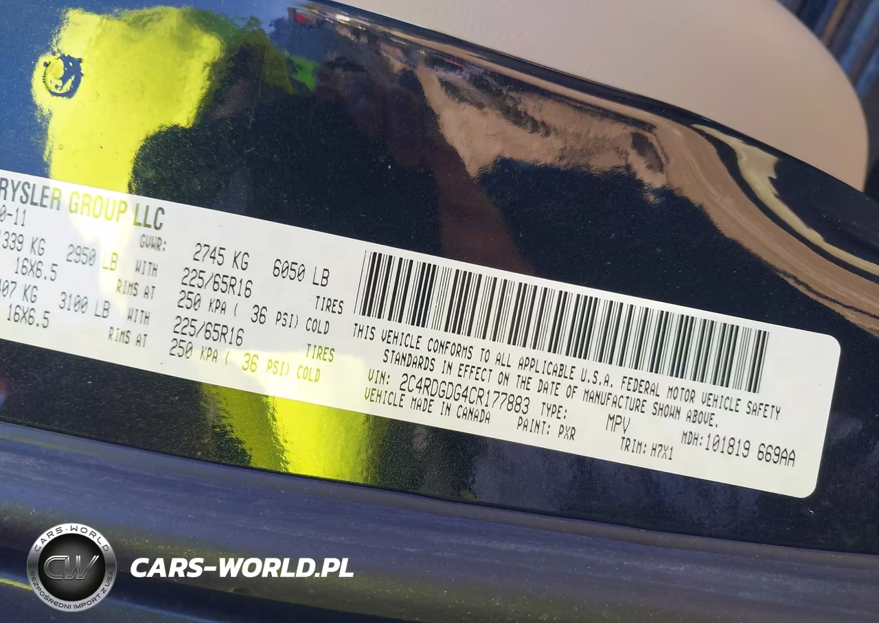 2012 Dodge Grand Caravan Crew VIN:2C4RDGDG4CR177883 - 9