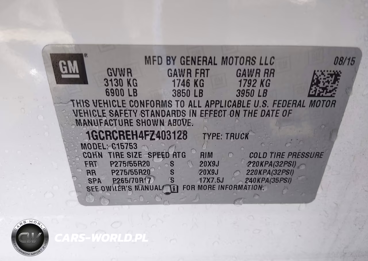 2015 Chevrolet Silverado 1500 1Lt VIN:1GCRCREH4FZ403128 - 9