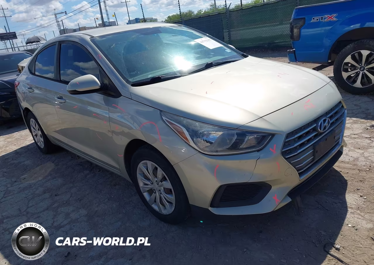 2019 Hyundai Accent Se VIN:3KPC24A35KE083636 - 1