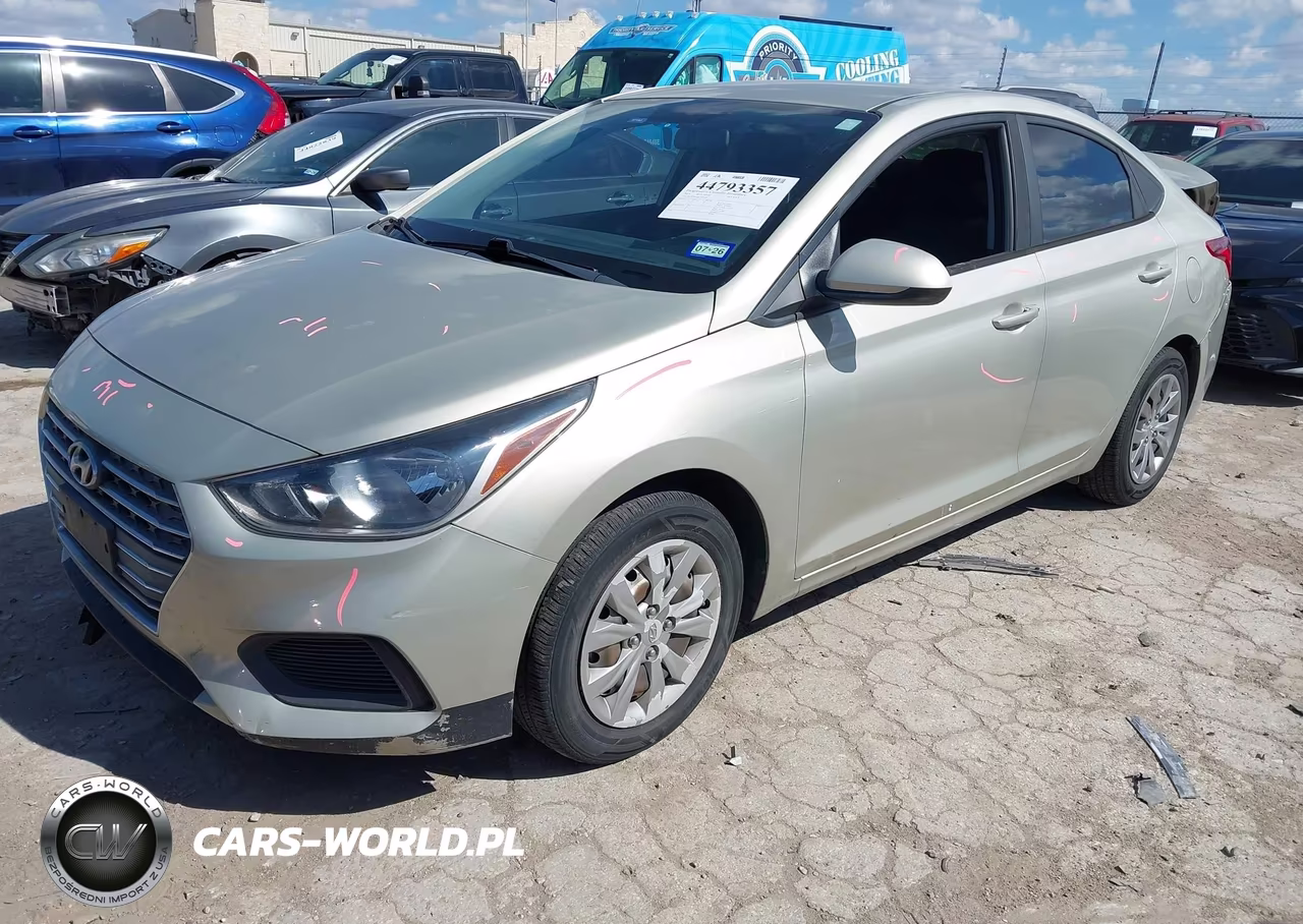 2019 Hyundai Accent Se VIN:3KPC24A35KE083636 - 2