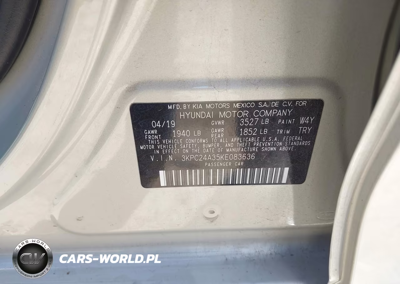 2019 Hyundai Accent Se VIN:3KPC24A35KE083636 - 9