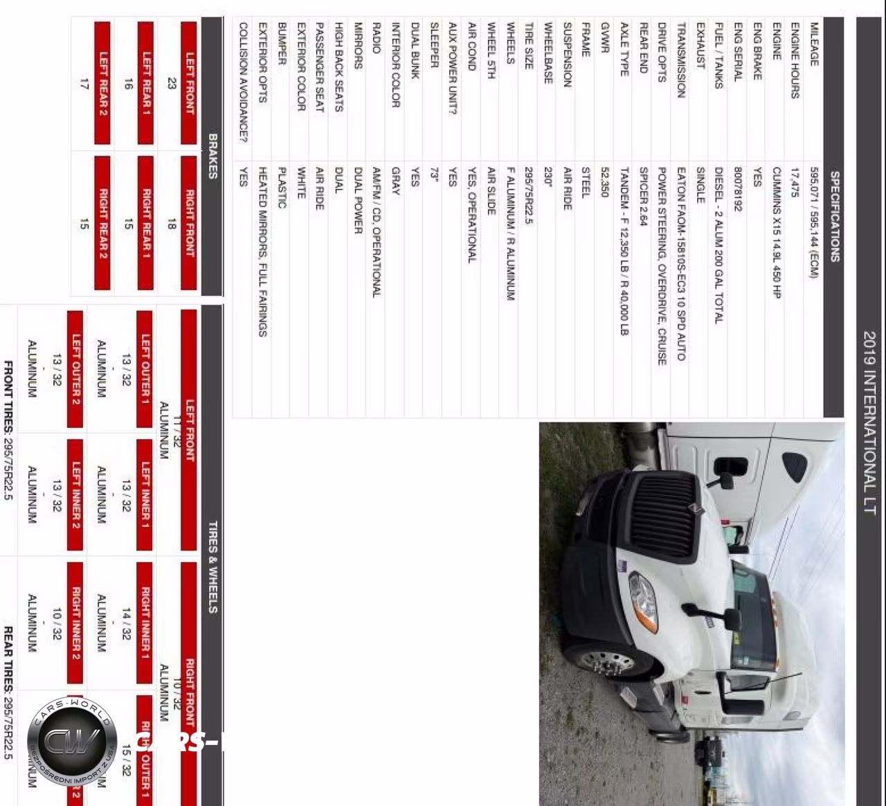 2019 International Lt VIN:3HSDZAPR1KN091718 - 23