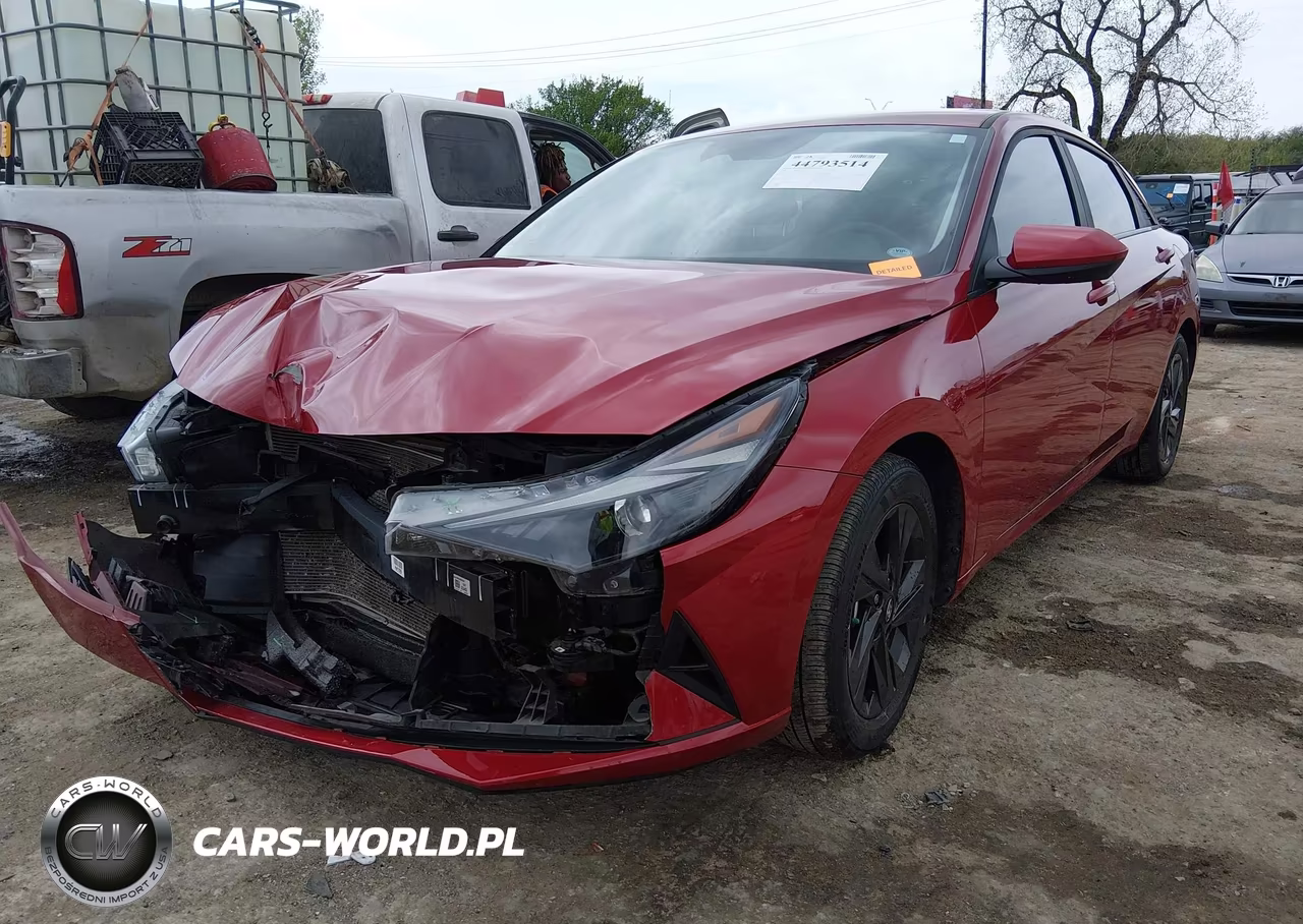 2022 Hyundai Elantra Sel VIN:KMHLM4AG2NU253739 - 2