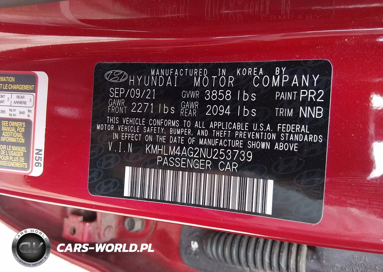 2022 Hyundai Elantra Sel VIN:KMHLM4AG2NU253739 - 9