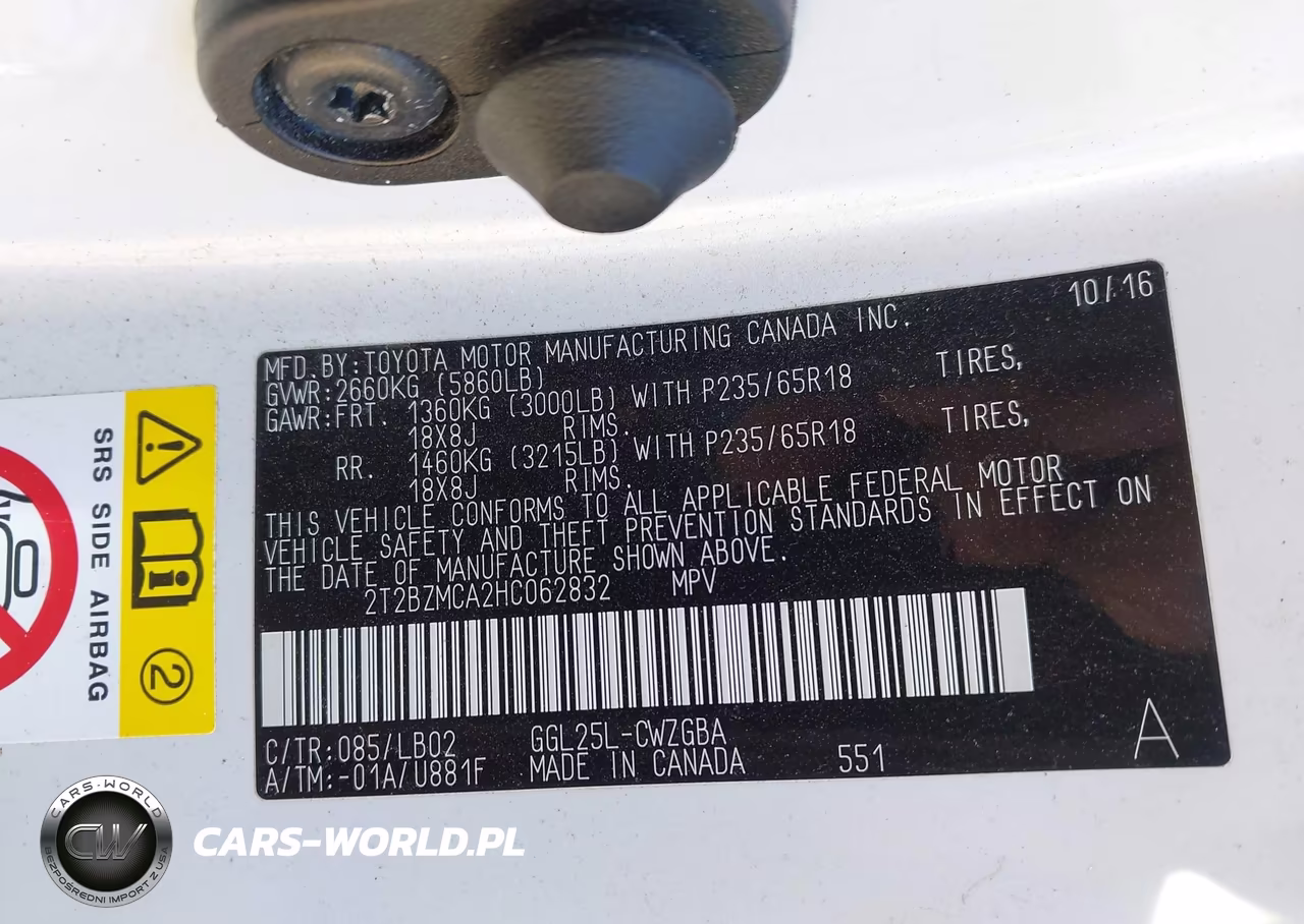 2017 Lexus Rx 350 VIN:2T2BZMCA2HC062832 - 9