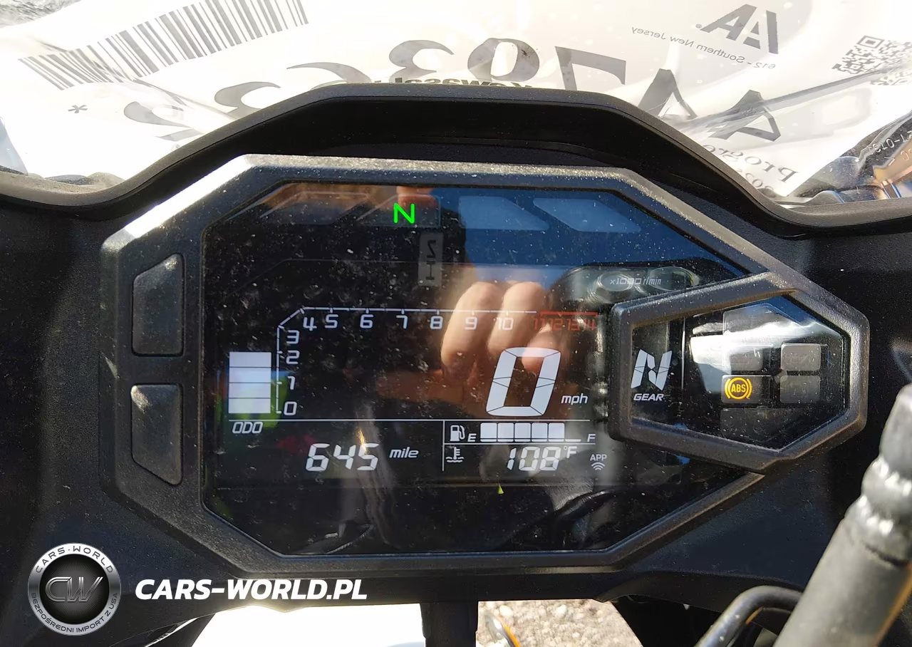 2025 Kawasaki Ex500 VIN:ML5EXGG19SDA65639 - 7