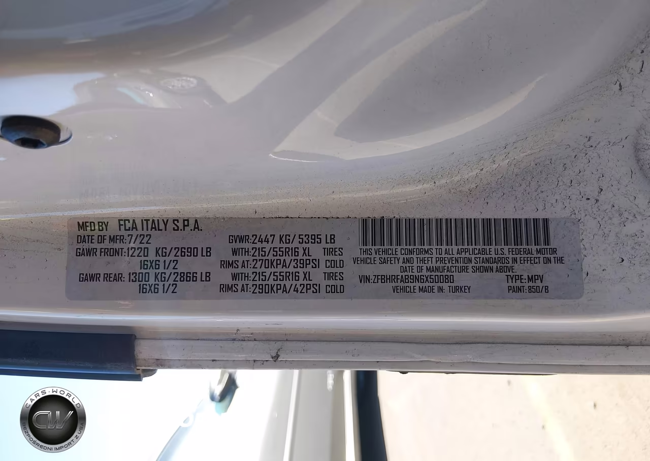2022 Ram Promaster City Cargo Van VIN:ZFBHRFAB9N6X50080 - 9