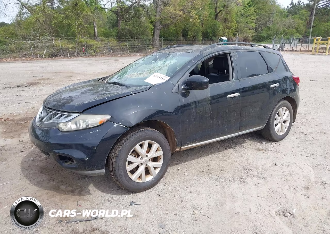 2013 Nissan Murano Sl VIN:JN8AZ1MW5DW314104 - 2