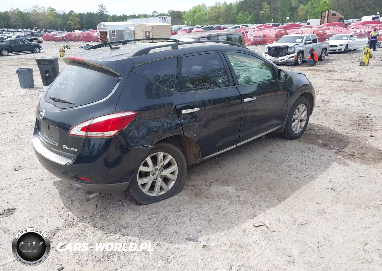 2013 Nissan Murano Sl VIN:JN8AZ1MW5DW314104 - 4