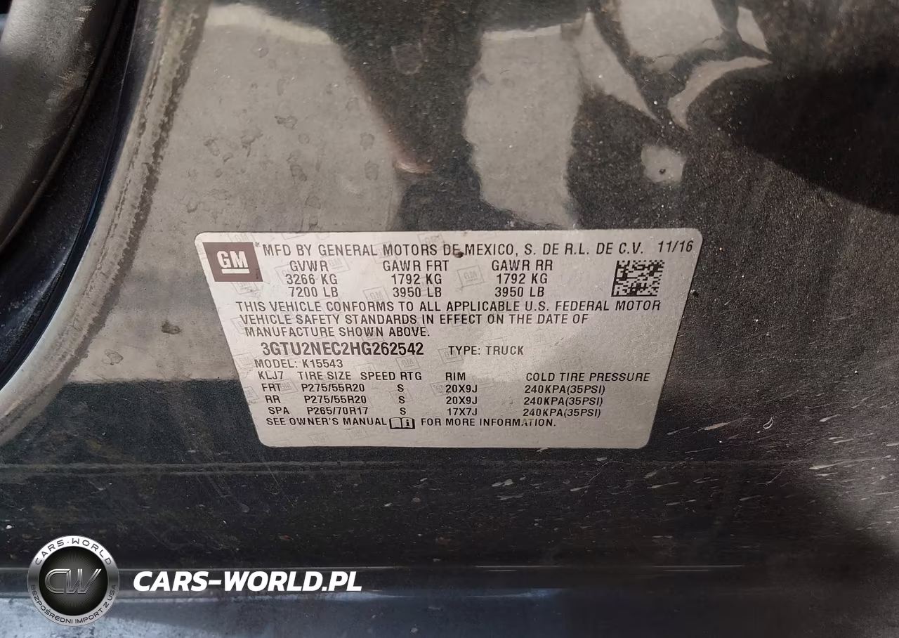 2017 GMC Sierra 1500 Slt VIN:3GTU2NEC2HG262542 - 9