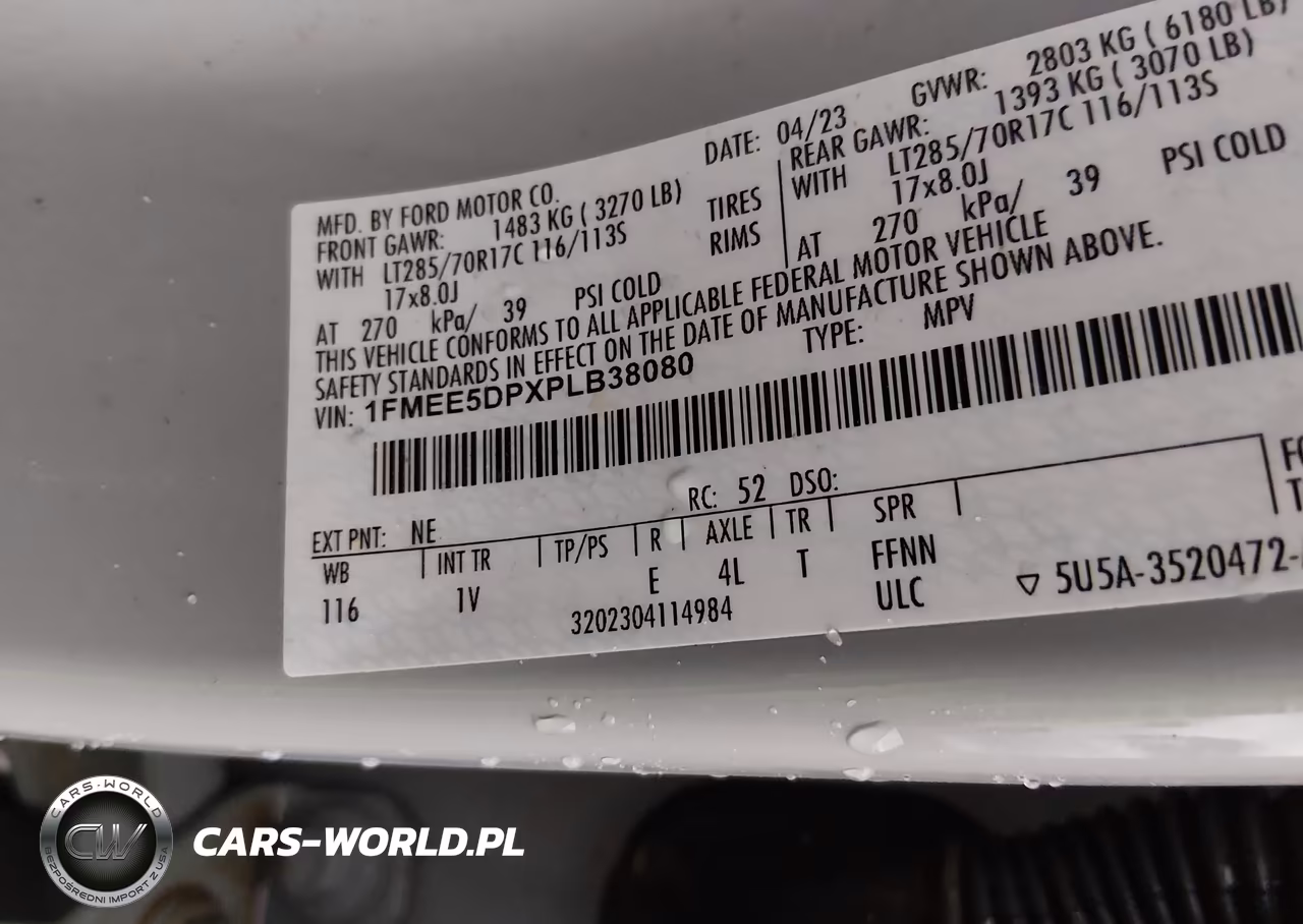 2023 Ford Bronco Badlands VIN:1FMEE5DPXPLB38080 - 9