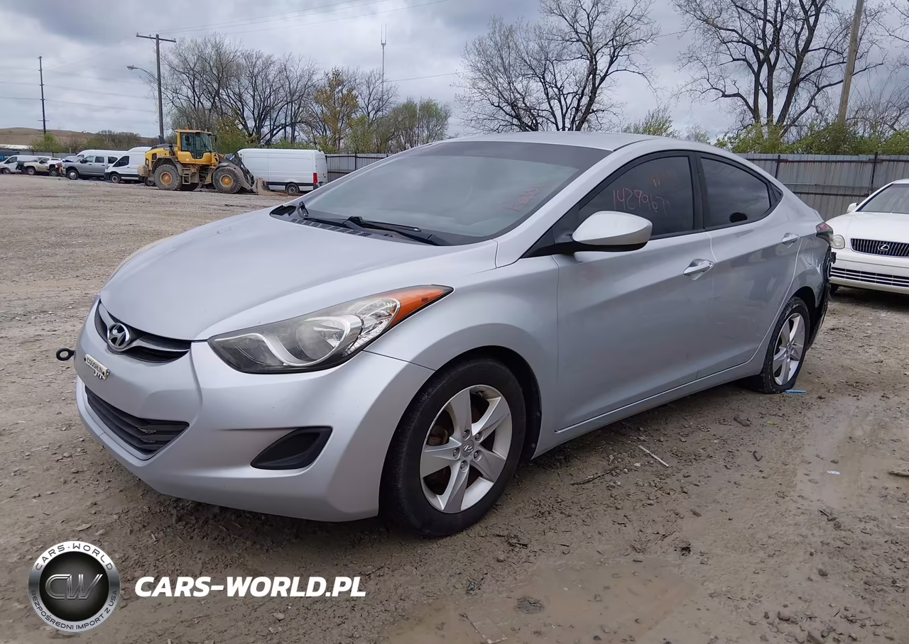 2013 Hyundai Elantra Gls VIN:5NPDH4AE7DH381320 - 2