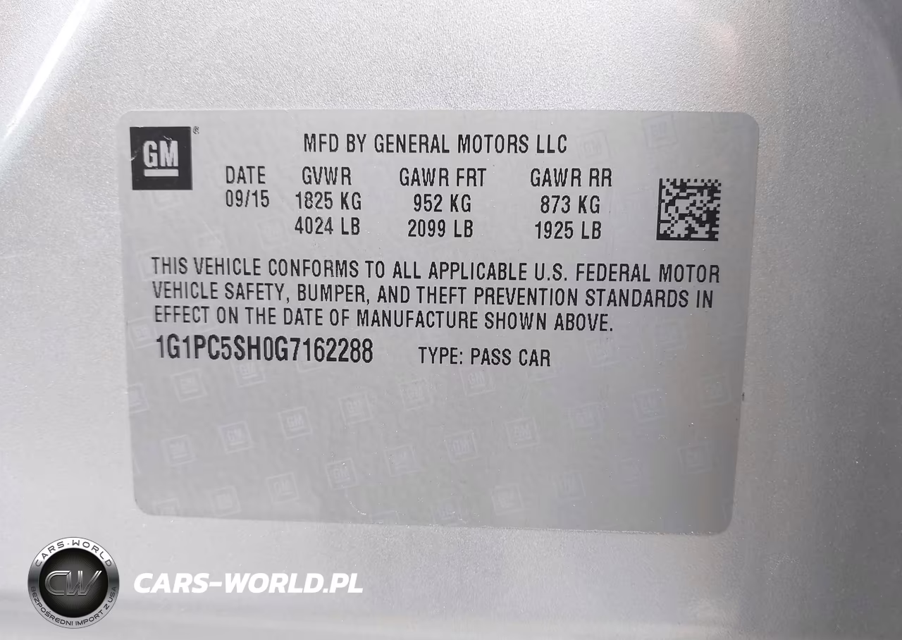 2016 Chevrolet Cruze Limited Ls Auto VIN:1G1PC5SH0G7162288 - 9