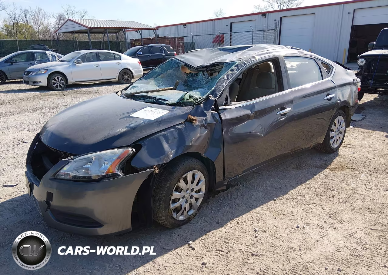 2014 Nissan Sentra Sv VIN:3N1AB7APXEL676147 - 2