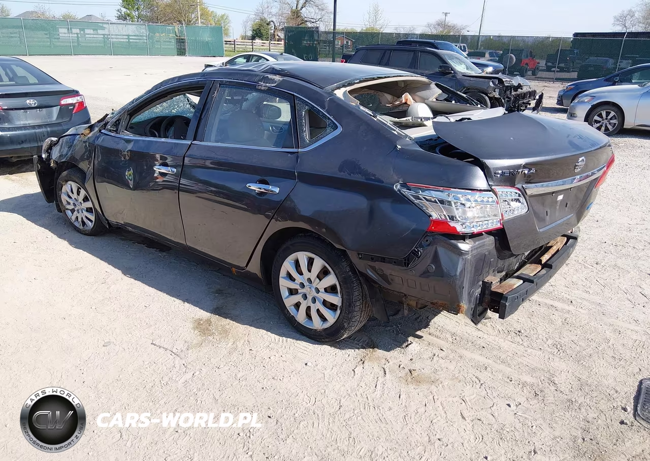 2014 Nissan Sentra Sv VIN:3N1AB7APXEL676147 - 3