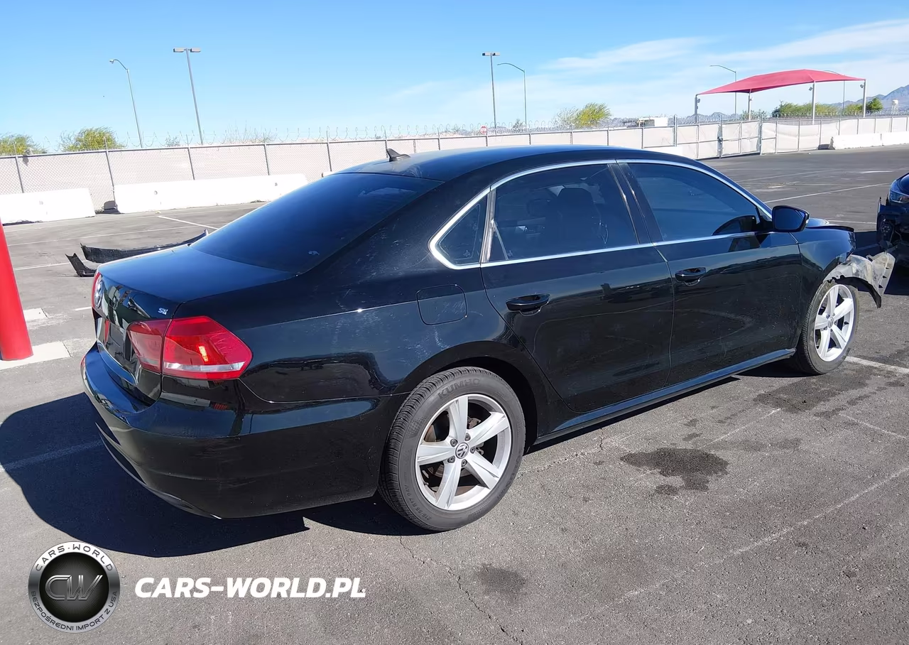 2013 Volkswagen Passat 2.5L Se VIN:1VWBP7A38DC125710 - 4