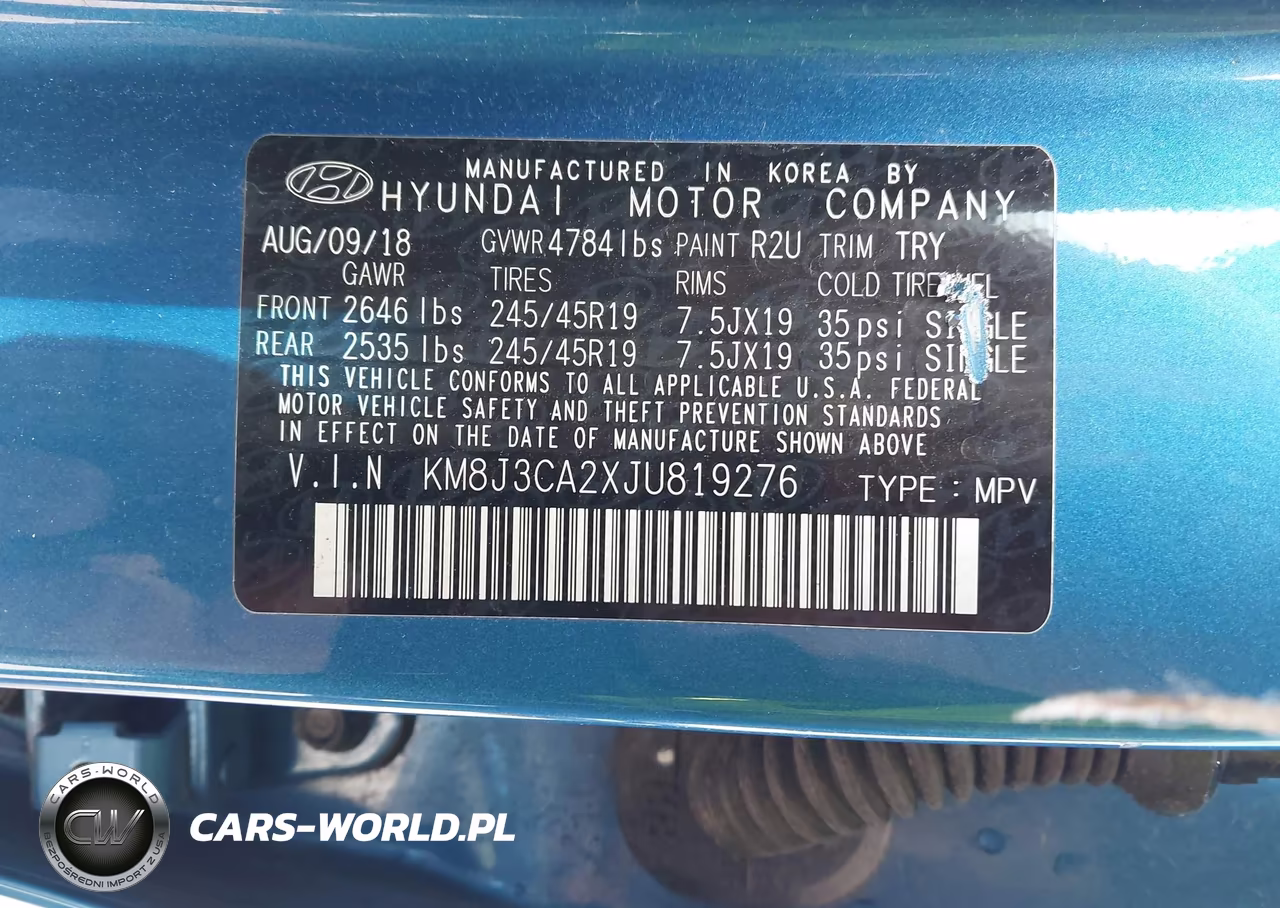 2018 Hyundai Tucson Limited VIN:KM8J3CA2XJU819276 - 9