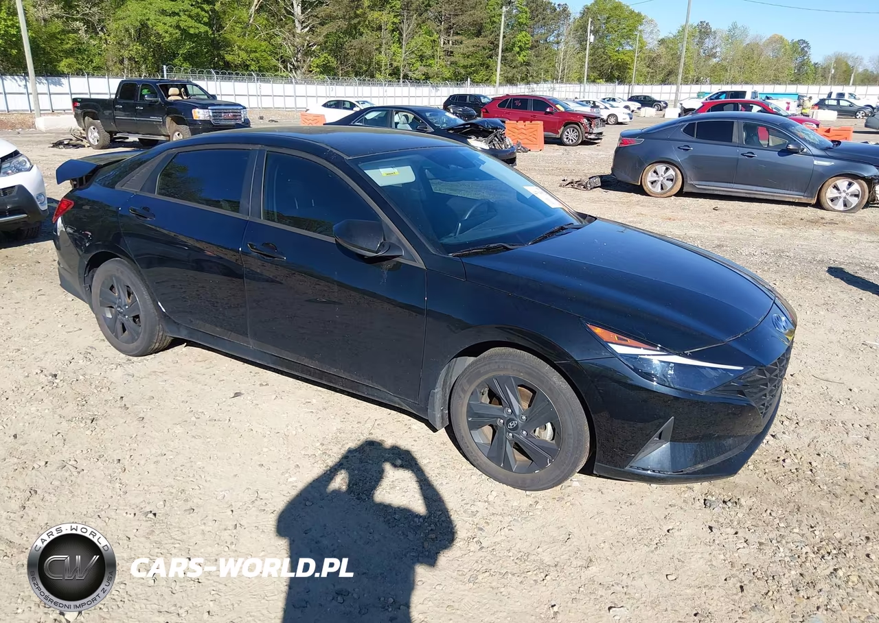 2023 Hyundai Elantra Hybrid Blue