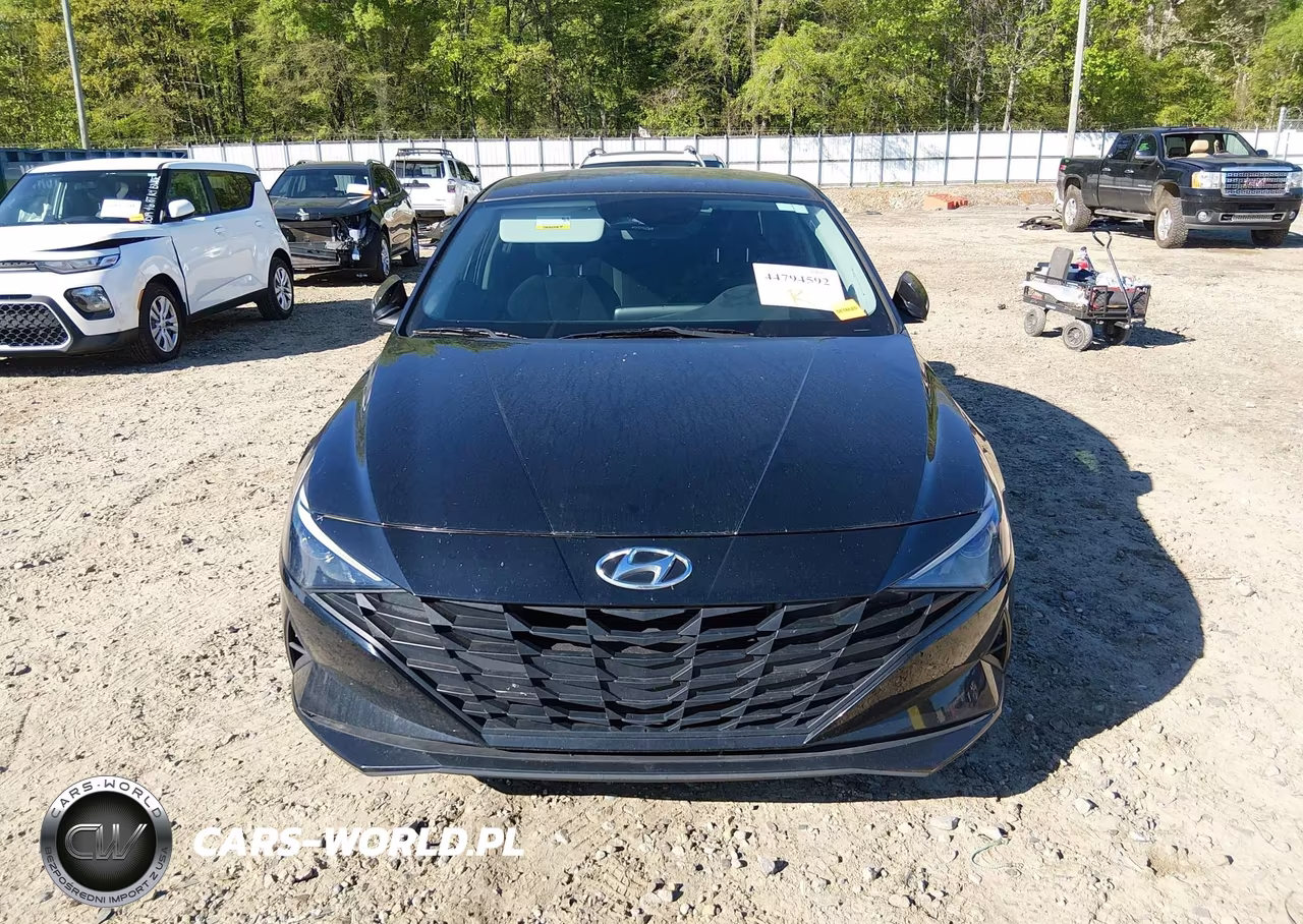 2023 Hyundai Elantra Hybrid Blue VIN:KMHLM4AJ3PU039597 - 12