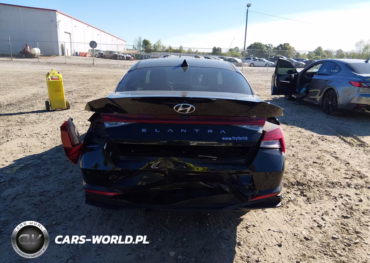 2023 Hyundai Elantra Hybrid Blue VIN:KMHLM4AJ3PU039597 - 16
