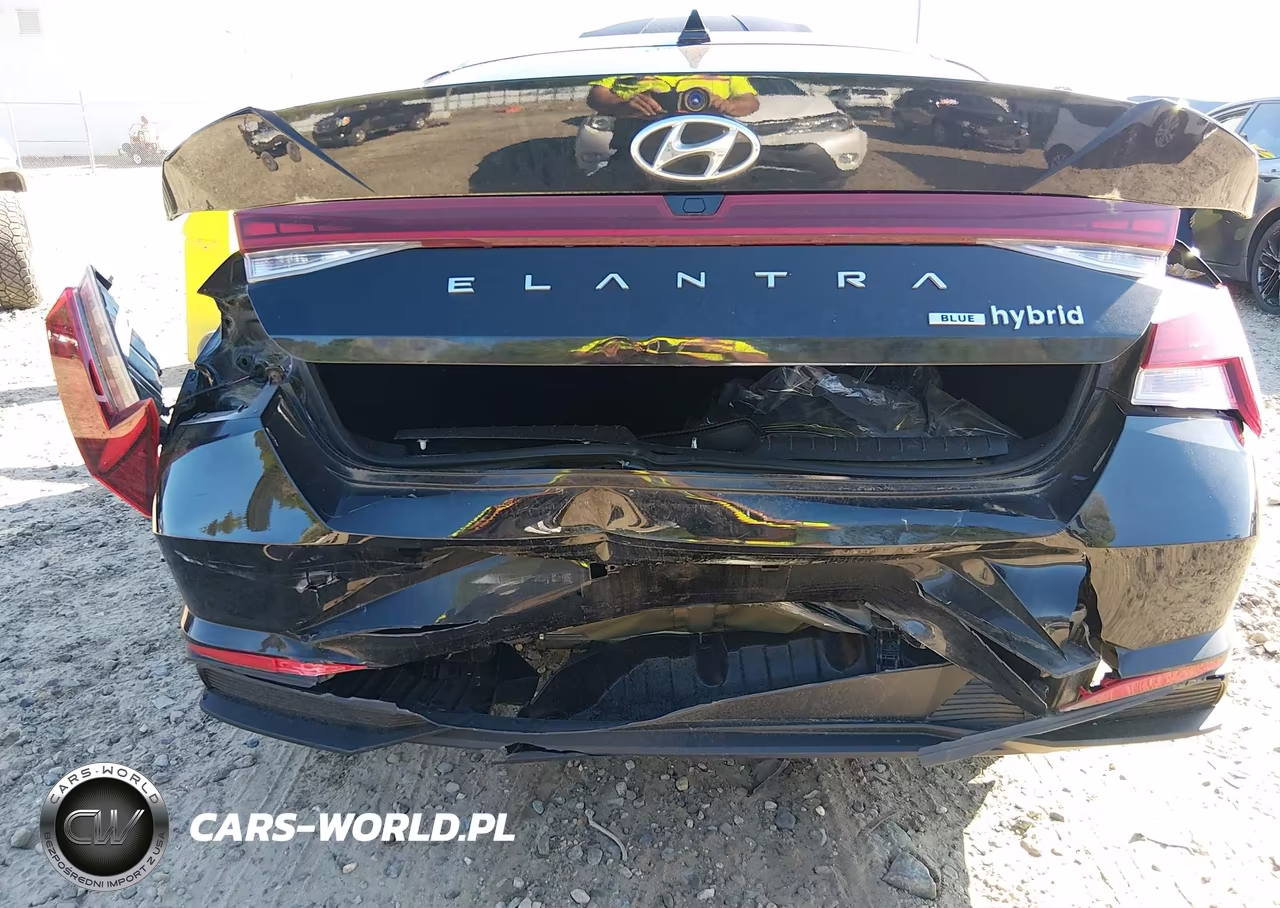 2023 Hyundai Elantra Hybrid Blue VIN:KMHLM4AJ3PU039597 - 6