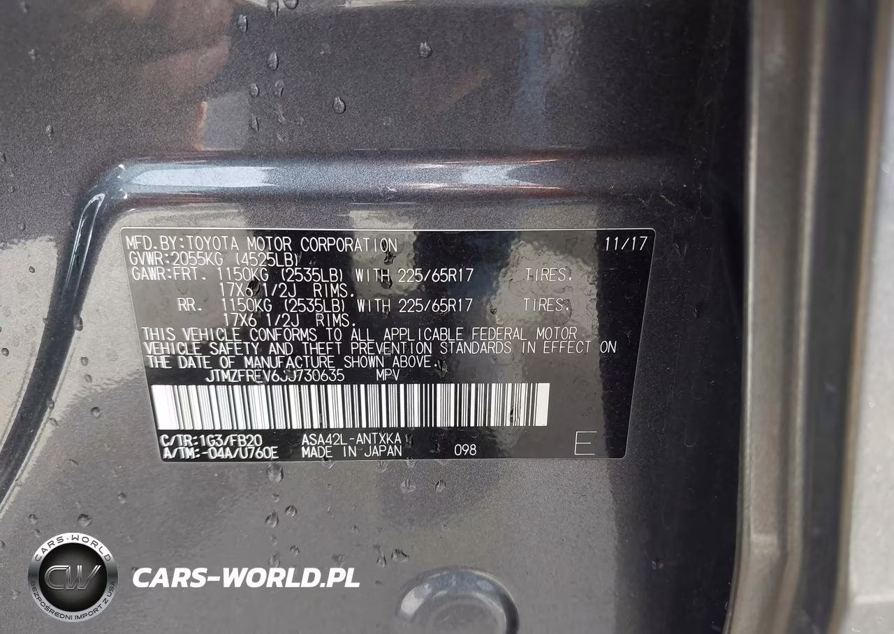 2018 Toyota Rav4 Le VIN:JTMZFREV6JJ730635 - 9